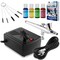 PointZero Airbrush Cake Decorating Kit - Professional Airbrush, Portable Compressor Bundle with 4 Chefmaster Colors